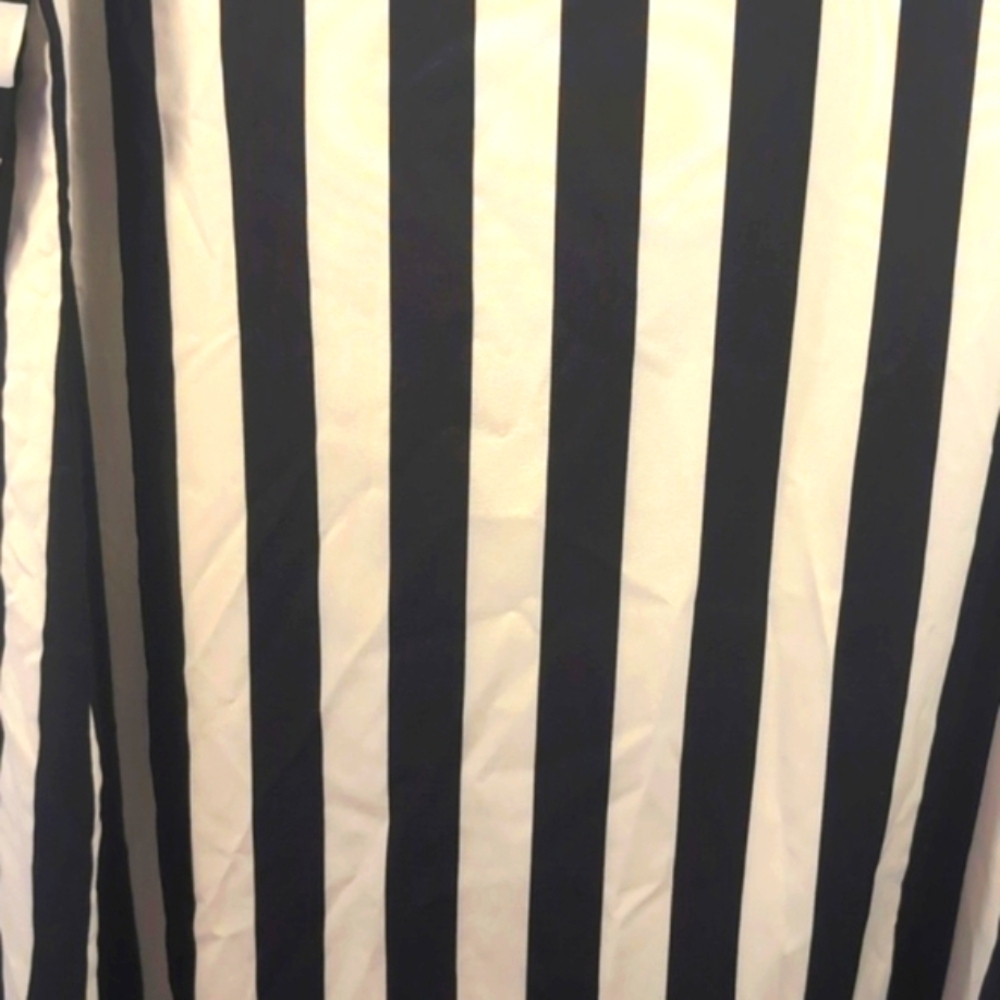Simple black and white stripes Dress Size XL - Picture 4 of 11